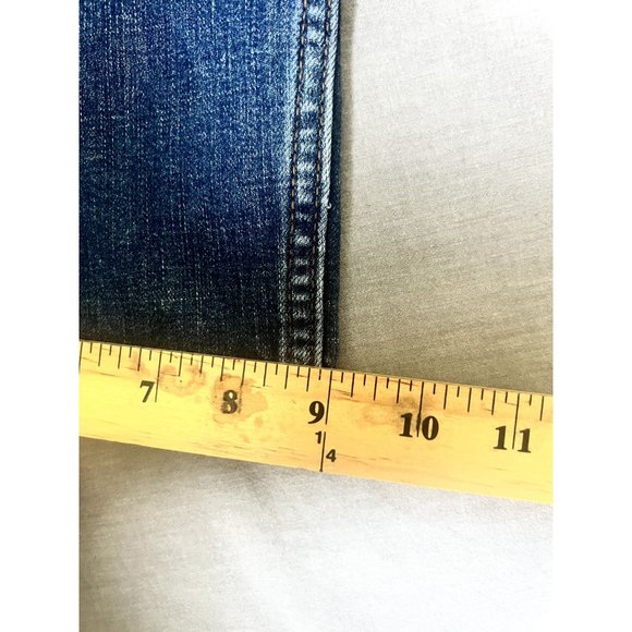Lee Pants Capri Womens 24WM Blue Regular Fit Belted Pocketed Jeans Ladies. - Picture 13 of 14